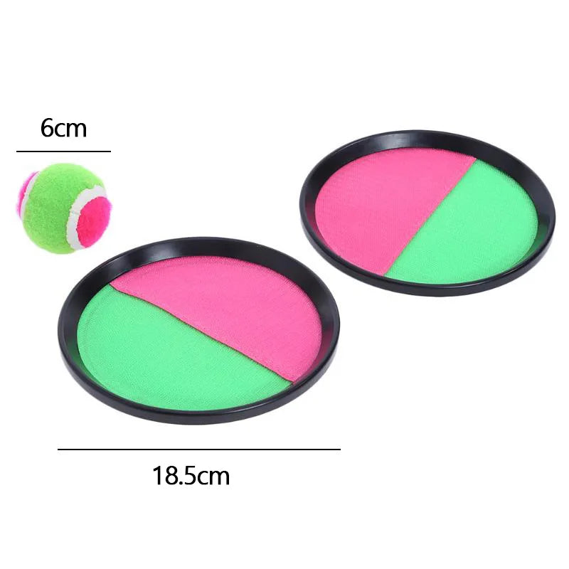 Kids Sticky Ball Catch Game Set – Throw & Catch Target Ball Toy for Outdoor Garden, Beach & Family Games