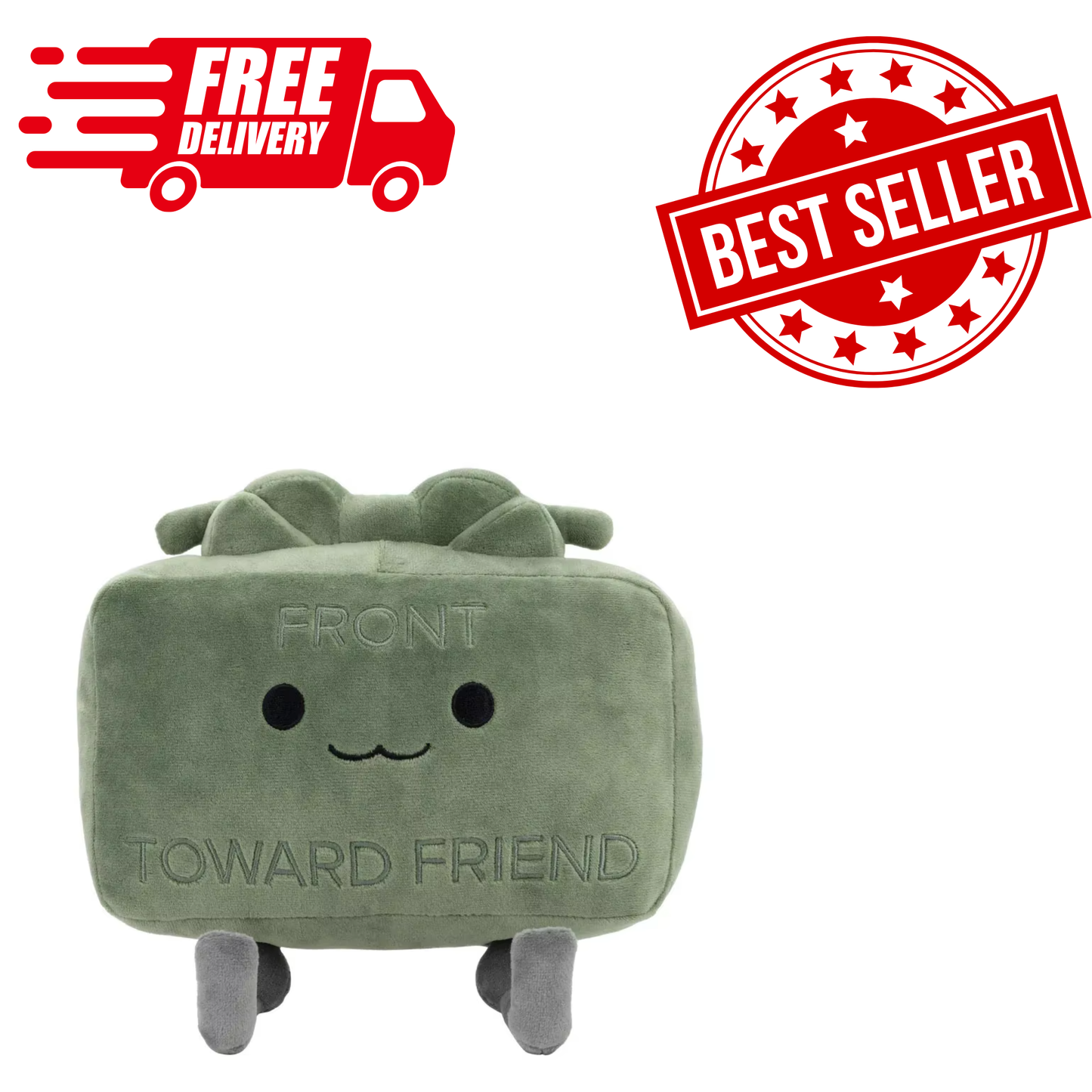 20cm Green Pixel Plush Doll | Soft Kawaii Square Plush Toy | Cute Cushion & Collectible Gift for Kids