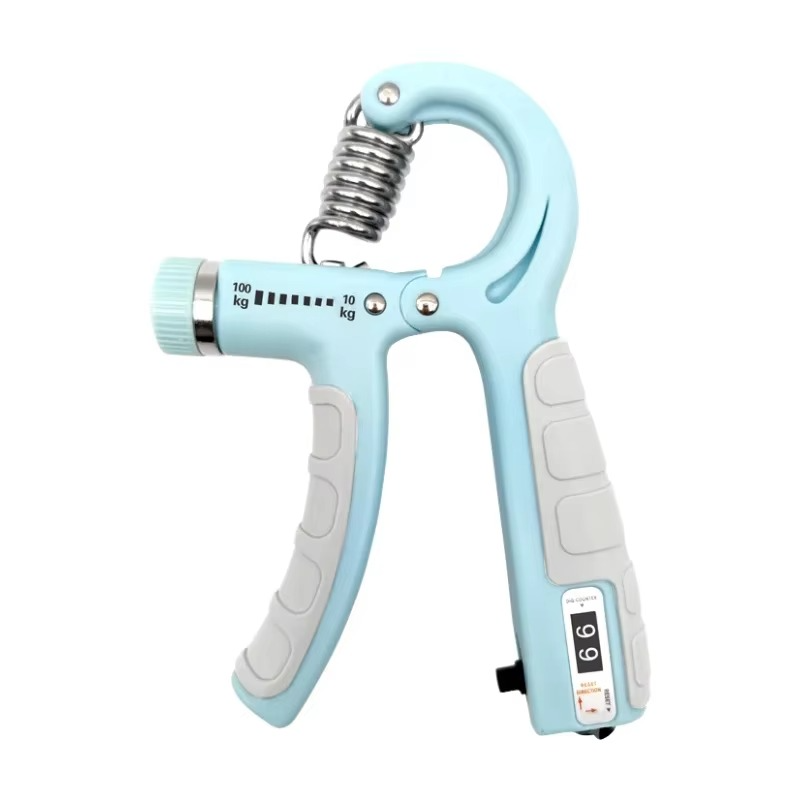 Adjustable Hand Grip Strengthener 10–100KG | Forearm, Wrist & Finger Trainer with Counter | Fitness Grip Exerciser
