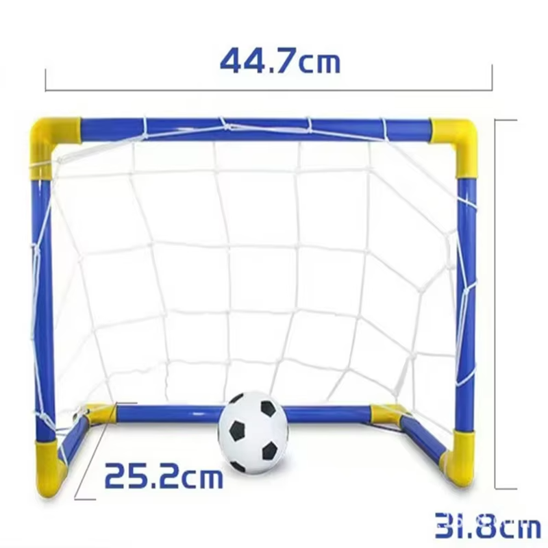 Portable Micro Soccer Goal Set – Mini Football Goal with Net, Ball & Pump | Indoor & Outdoor Training for Kids