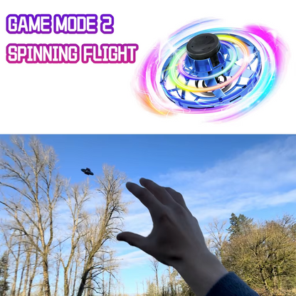 LED Flying Spinner Ball Toy | Hand-Controlled Hover Ball with Boomerang Effect | Indoor & Outdoor Flying Toy for Kids