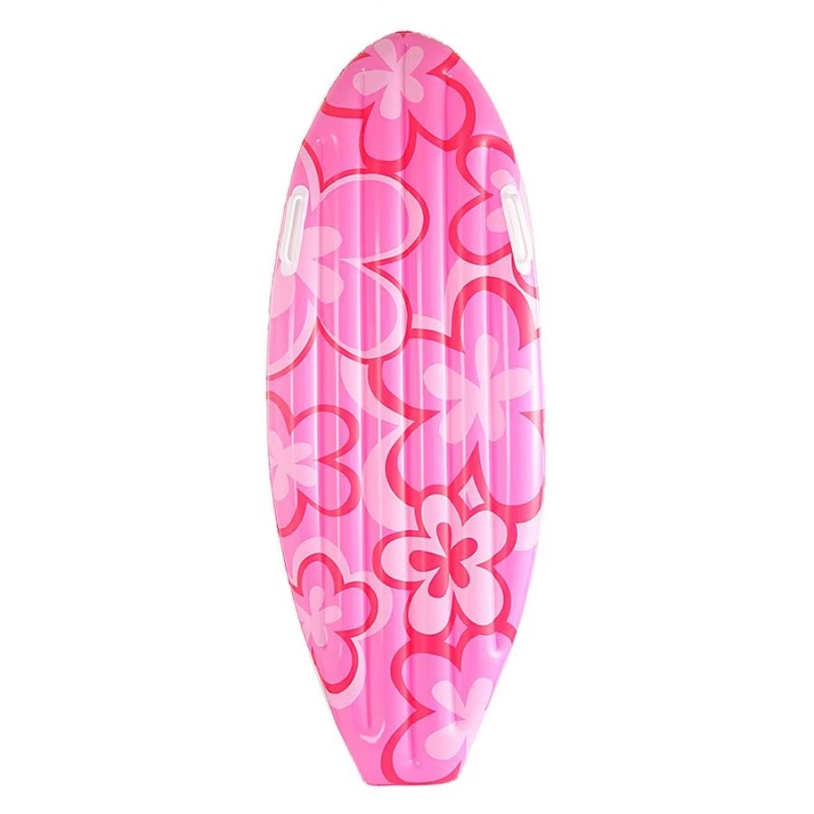 Inflatable Surfboard Beach Toy | Tropical Pool Float & Luau Party Decoration | Summer Beach Party Prop