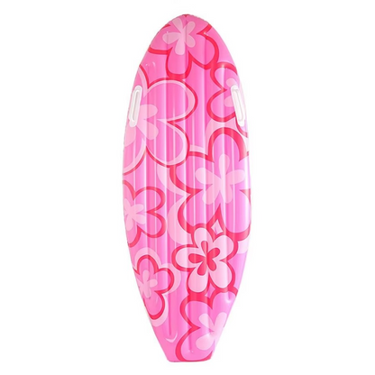 Inflatable Surfboard Beach Toy | Tropical Pool Float & Luau Party Decoration | Summer Beach Party Prop