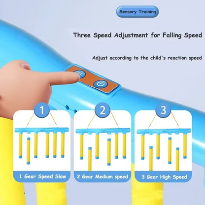 Challenge Falling Sticks Reaction Game | Kids Stick Catching Training Toy | Interactive Family Game for Hand-Eye Coordination