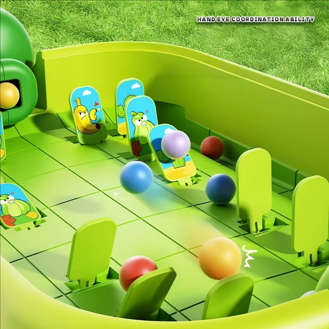 Plants vs Zombies 2-Player Tabletop Battle Game | Interactive Shooting Board Game for Kids & Family Fun