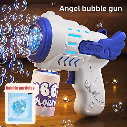 Fully Automatic Bubble Gun Rocket Toy with Bubble Solution | Portable Bubble Blower Machine for Kids Outdoor & Party Fun