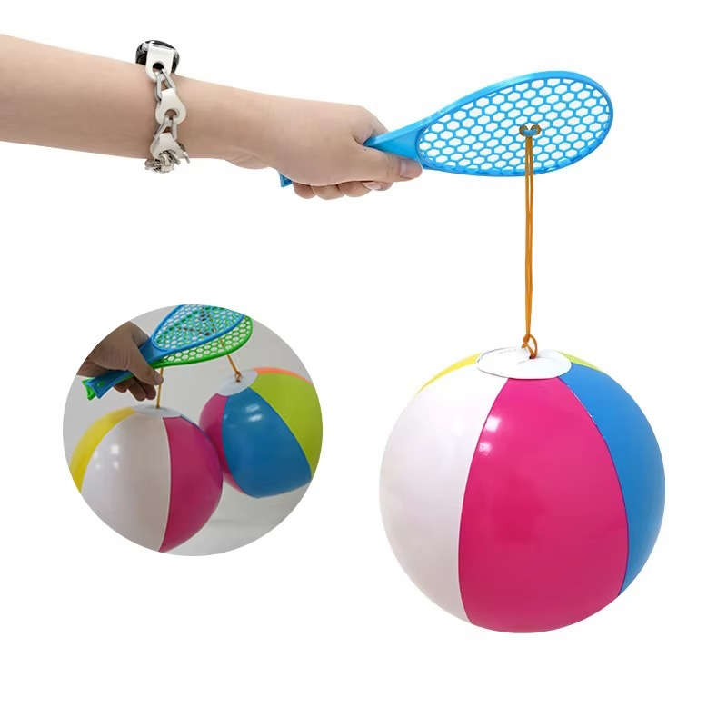 Kids Bouncing Ball Set | Interactive Reaction Training Ball Toy | Colourful Outdoor Sports & Active Play Toy for Boys & Girls