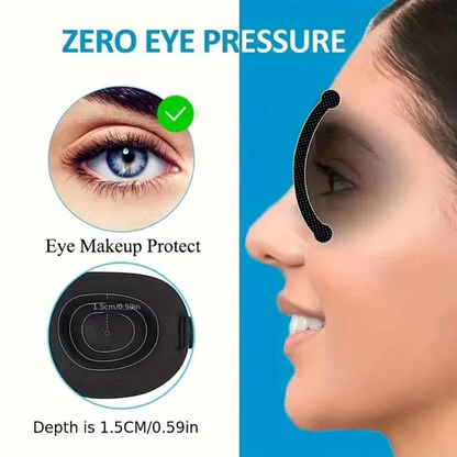 3D Memory Foam Sleep Mask | Soft Light-Blocking Eye Mask for Sleeping, Travel & Relaxation