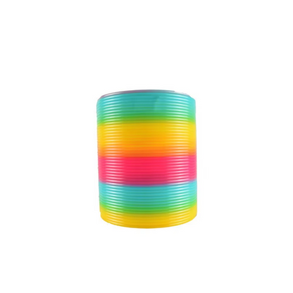 Color Magic Bounce Toys Board Games for Children Anti-stress Magic Ring Spring Rainbow Board Game Kids Creative Funny Gifts
