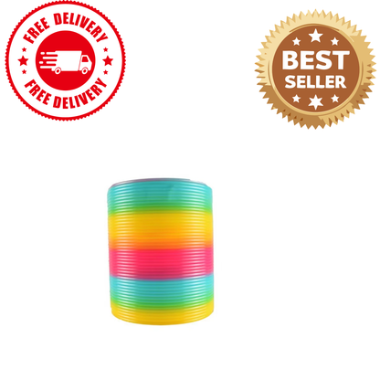Color Magic Bounce Toys Board Games for Children Anti-stress Magic Ring Spring Rainbow Board Game Kids Creative Funny Gifts