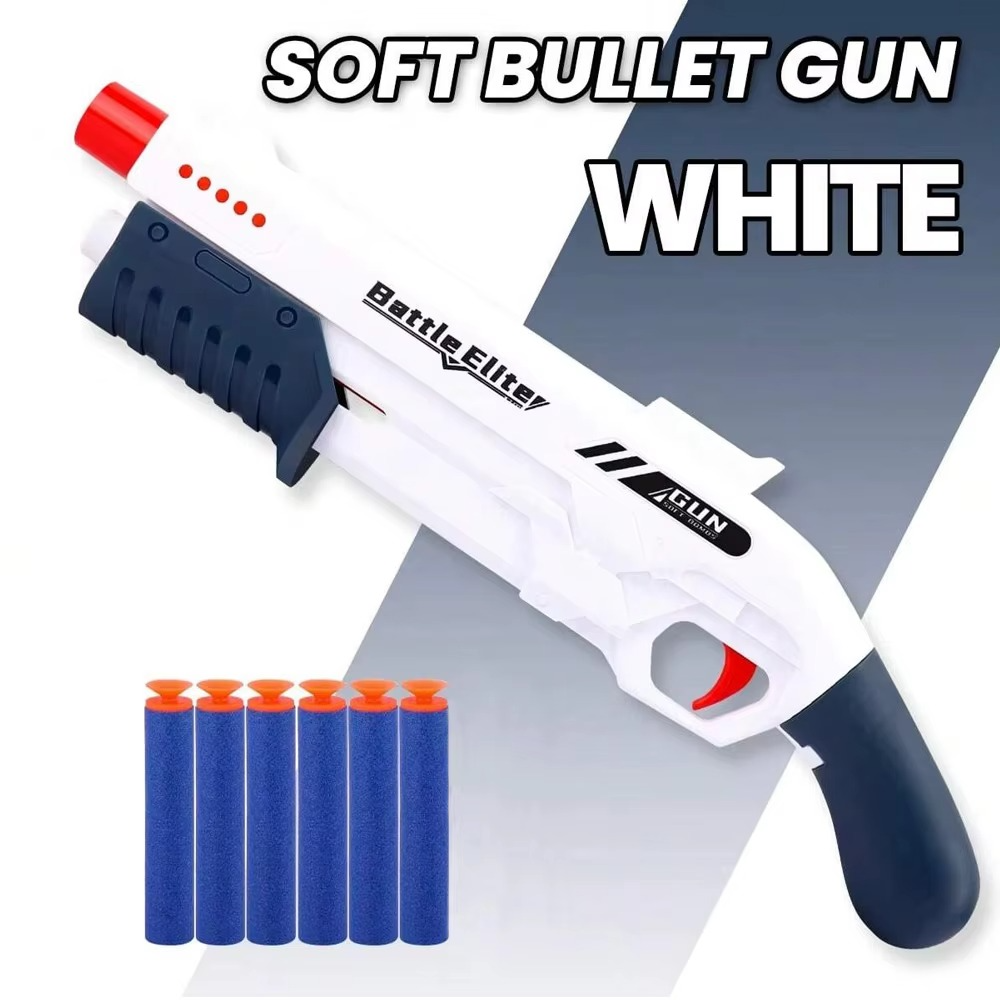 Manual Foam Dart Blaster Toy | Outdoor Soft Foam Dart Launcher for Kids | Fun Target Practice & Active Play