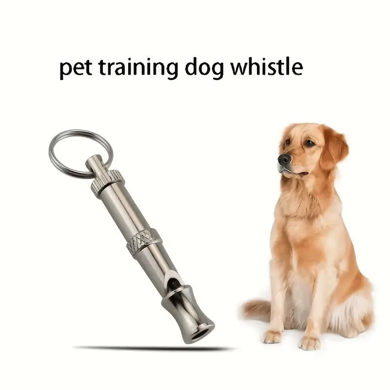 Adjustable Dog Training Whistle with Keychain | Professional Recall & Obedience Whistle for Dogs | 1 or 2 Pack