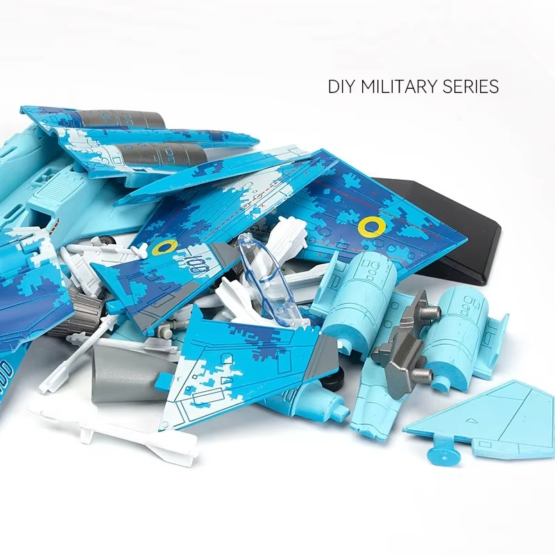 1:72 Sukhoi Su-27 Flanker Fighter Building Blocks – Military Jet Aircraft Model Kit for Kids & Collectors