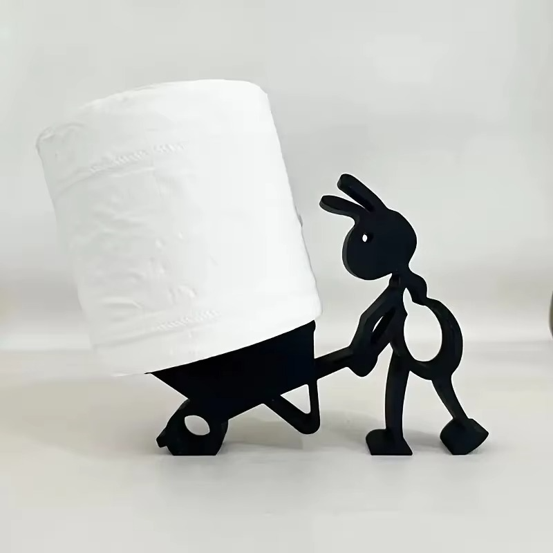 Cute Animal Toilet Roll Holder | Minimalist Tissue Paper Holder | Creative Bathroom & Home Décor Gift
