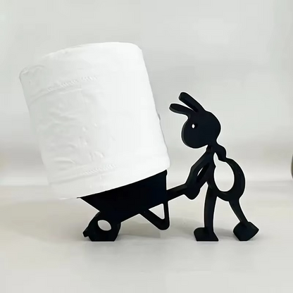 Cute Animal Toilet Roll Holder | Minimalist Tissue Paper Holder | Creative Bathroom & Home Décor Gift