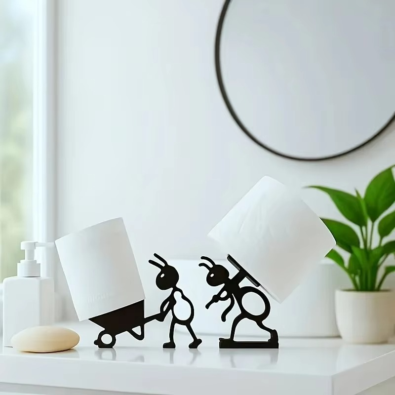 Cute Animal Toilet Roll Holder | Minimalist Tissue Paper Holder | Creative Bathroom & Home Décor Gift