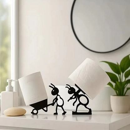Cute Animal Toilet Roll Holder | Minimalist Tissue Paper Holder | Creative Bathroom & Home Décor Gift