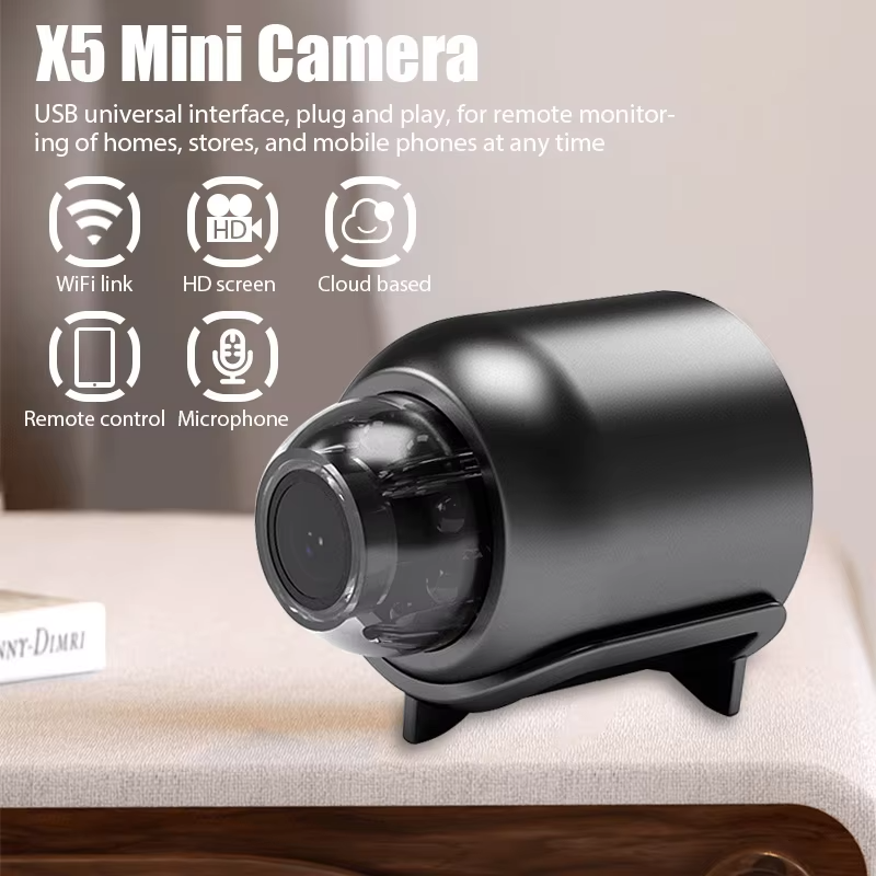 1080P Mini WiFi Security Camera | Portable Wireless Indoor Surveillance Camera with Night Vision & Motion Detection