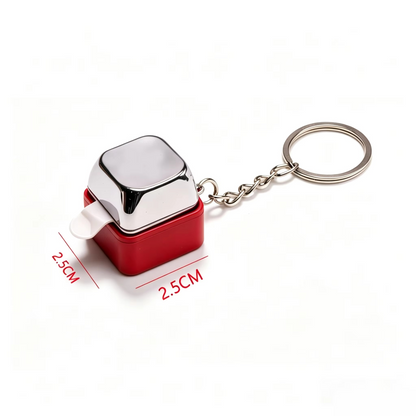 Electric Shock Prank Keychain – Mini Novelty Clicker Joke Gadget & Portable Trick Toy for Adults