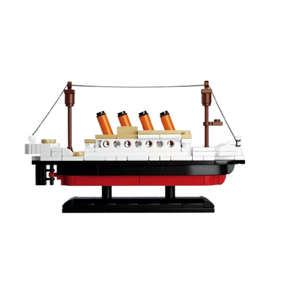194-Piece Ocean Liner Building Block Set | DIY Ship Model Construction Toy | Creative STEM Gift for Kids & Collectors