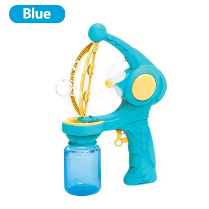 Automatic Bubble Gun with Bubble Solution | Large Bubble Blower Machine for Kids | Outdoor Party & Garden Bubble Toy