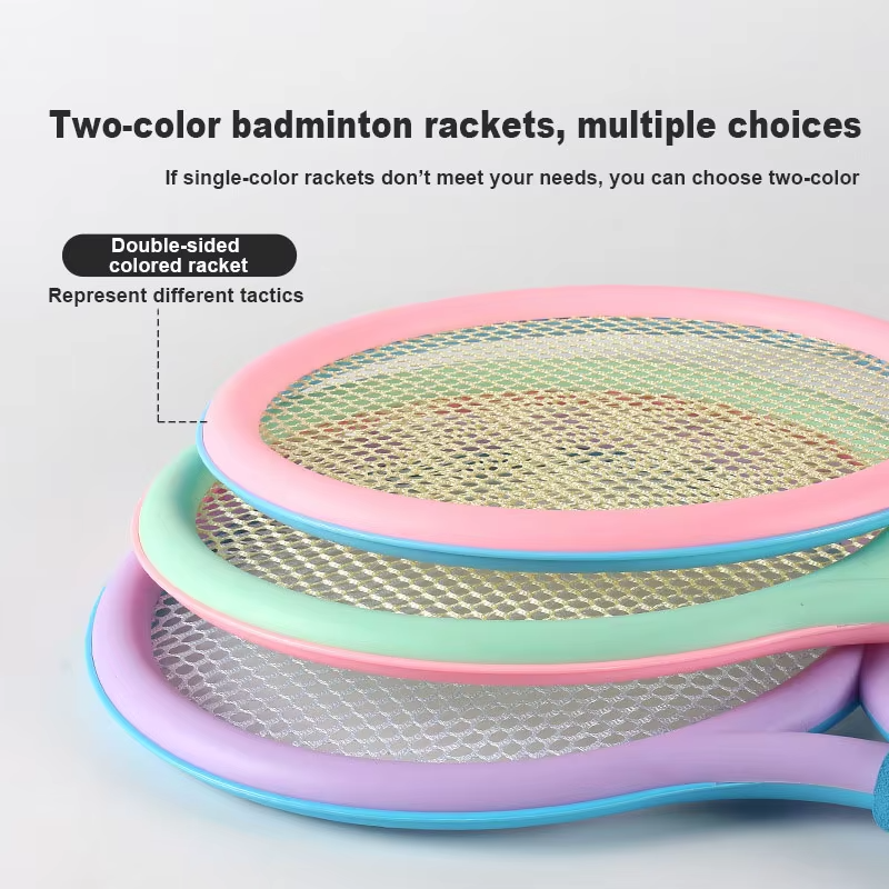 Kids Badminton & Tennis Racket Set – Outdoor Sports Toy Set for Children Aged 3–12 | Garden, Beach & Park Games
