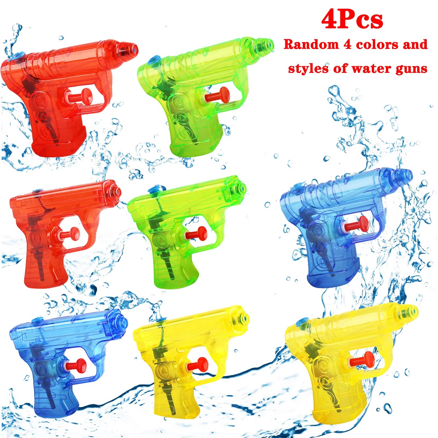 Mini Water Gun for Kids – Super Water Soaker Toy for Summer Beach, Pool & Outdoor Garden Play