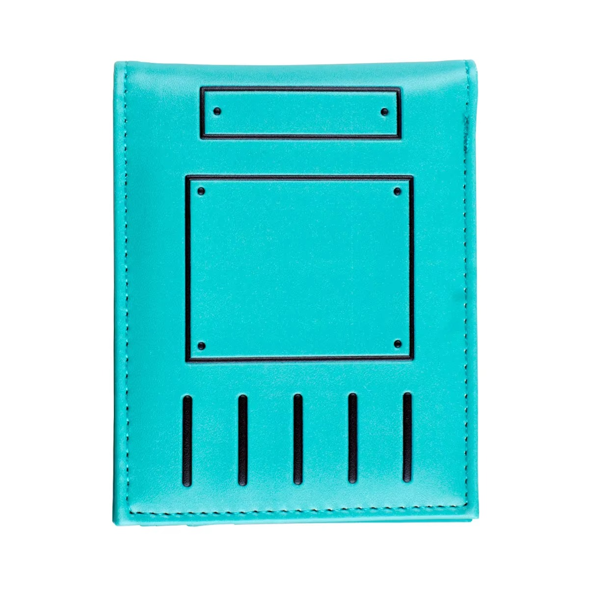 Retro Handheld Console Wallet | Foldable PU Leather Wallet with Card Holder & ID Window | Gaming-Inspired Bifold Wallet