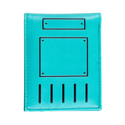 Retro Handheld Console Wallet | Foldable PU Leather Wallet with Card Holder & ID Window | Gaming-Inspired Bifold Wallet