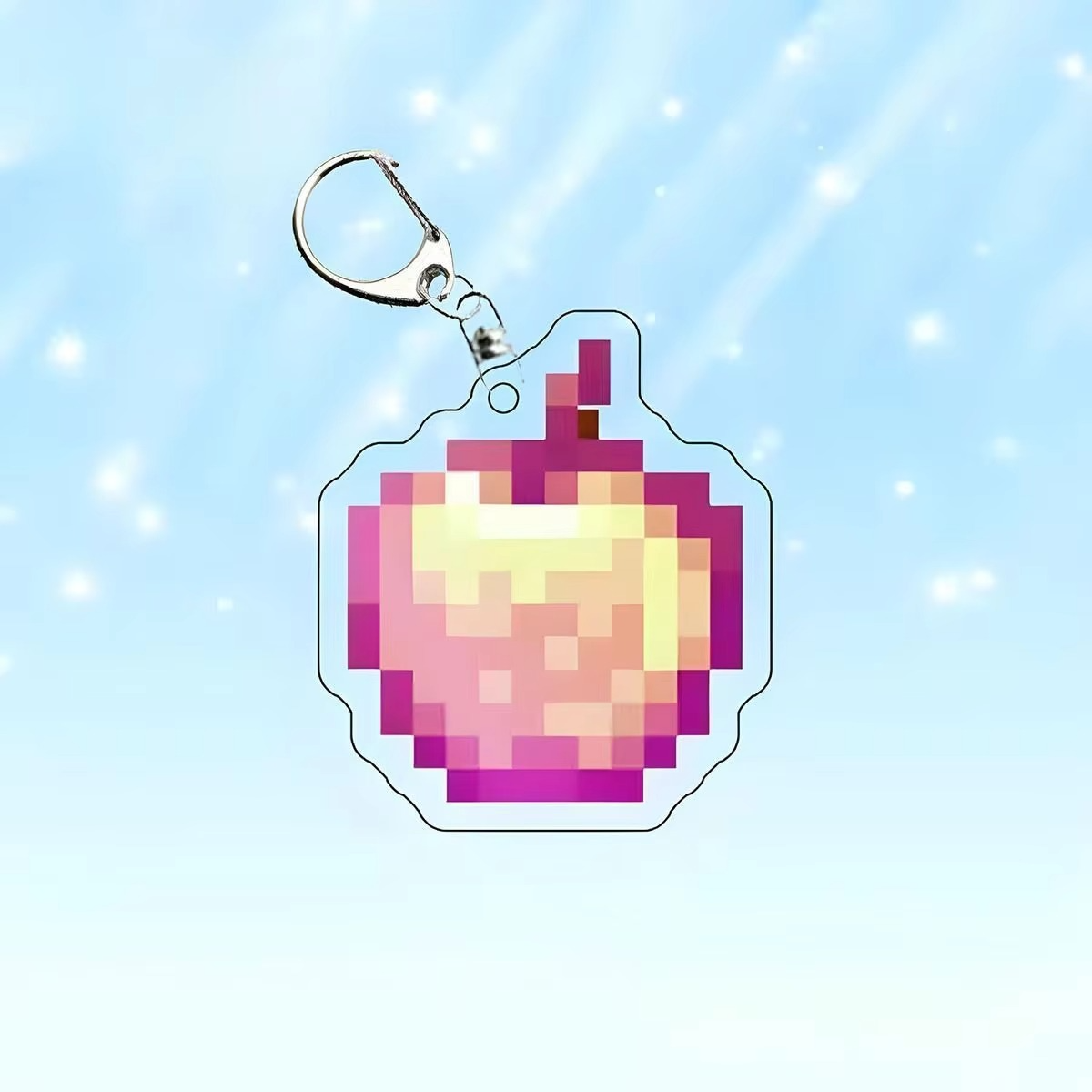 Fantasy Adventure Game-Inspired Keychain Set | Pixel Style Tool & Magic Charm Collectible Keyrings | 2–10 Pieces
