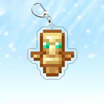 Fantasy Adventure Game-Inspired Keychain Set | Pixel Style Tool & Magic Charm Collectible Keyrings | 2–10 Pieces