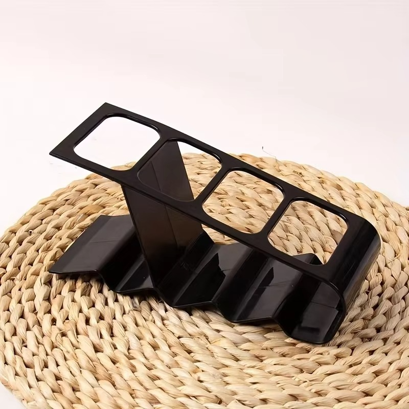 4-Compartment Remote Control Organizer | Multi-Purpose Desktop Storage Holder for Remotes, Phones & Office Accessories