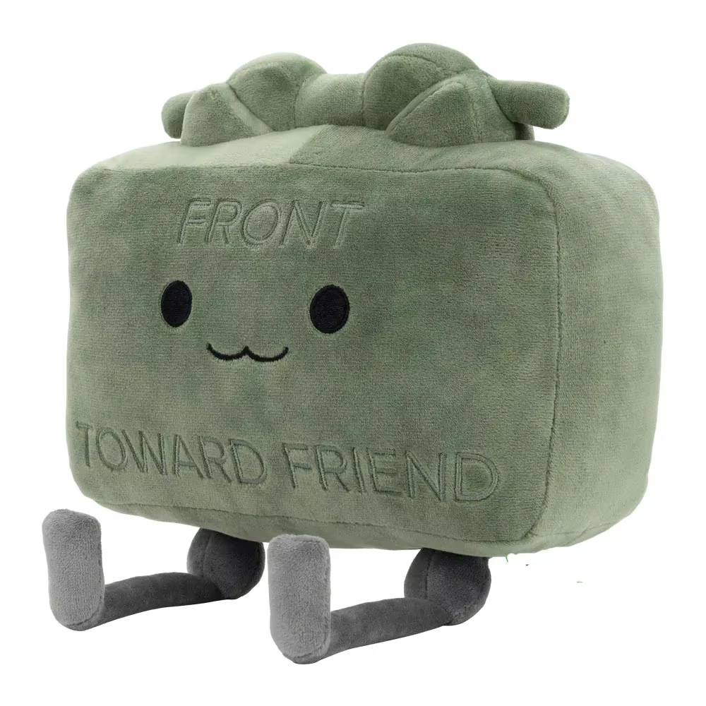 20cm Green Pixel Plush Doll | Soft Kawaii Square Plush Toy | Cute Cushion & Collectible Gift for Kids