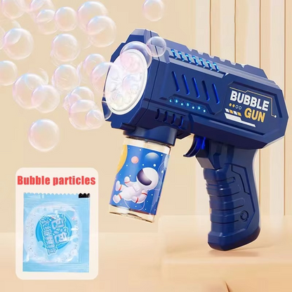 Fully Automatic Bubble Gun Rocket Toy with Bubble Solution | Portable Bubble Blower Machine for Kids Outdoor & Party Fun