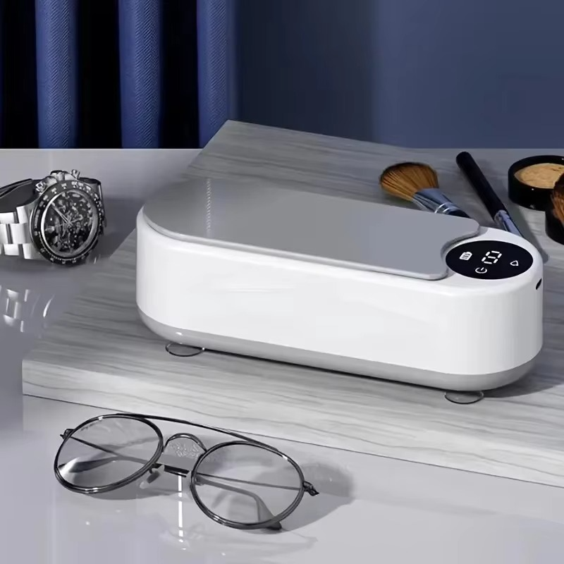 Wireless Ultrasonic Glasses Cleaner | Portable High-Frequency Cleaner for Eyeglasses, Jewellery, Watches & Accessories