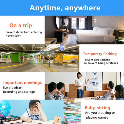 1080P Mini WiFi Security Camera | Portable Wireless Indoor Surveillance Camera with Night Vision & Motion Detection