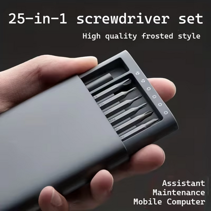 25-in-1 Precision Screwdriver Set | Mini Magnetic Repair Tool Kit for Electronics, Phones, Laptops & Watches