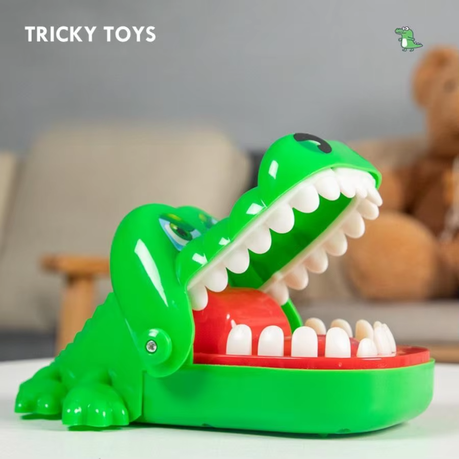 Crocodile Dentist Game – Funny Crocodile Teeth Biting Toy for Kids & Adults | Family Party & Prank Game