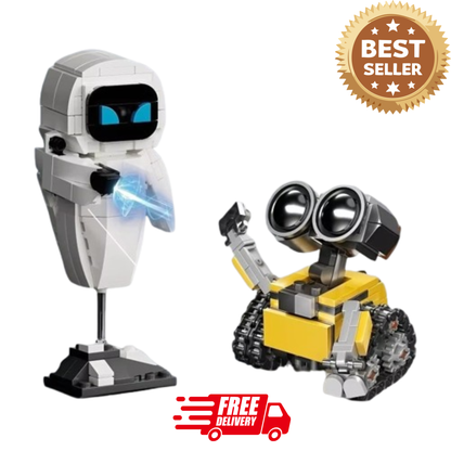 Robot Assembly Model Kit – Buildable Small Particle Robot Figure for Kids & Collectors | Educational Construction Toy
