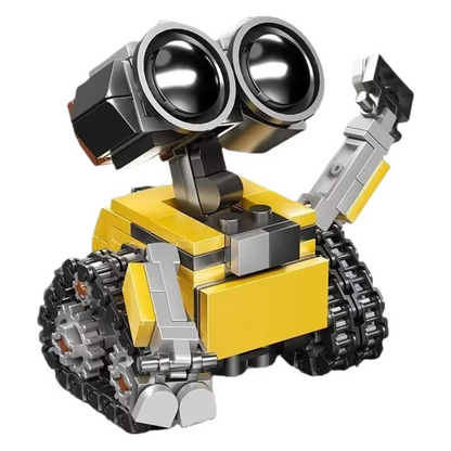 Robot Assembly Model Kit – Buildable Small Particle Robot Figure for Kids & Collectors | Educational Construction Toy