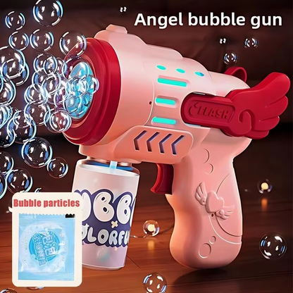 Fully Automatic Bubble Gun Rocket Toy with Bubble Solution | Portable Bubble Blower Machine for Kids Outdoor & Party Fun