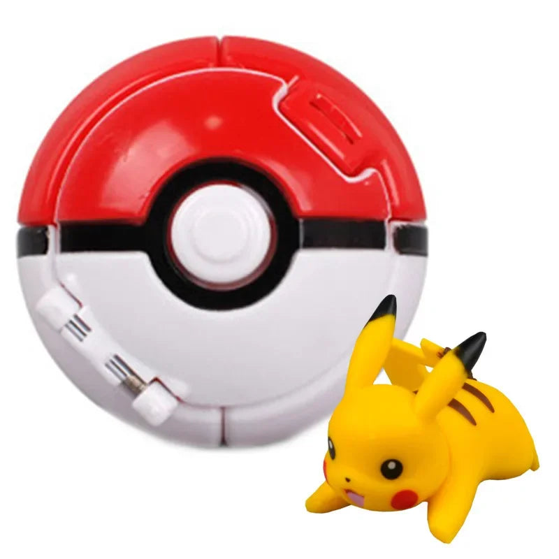 Pokémon Pokeball Anime Figures – Pikachu Charizard Piplup Kyogre Pocket Monster Action Model Toy Gifts