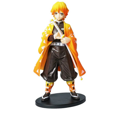 Demon Slayer Kimetsu No Yaiba Figures – Tanjiro Nezuko Zenitsu Inosuke Anime Action Figurine Model Toys