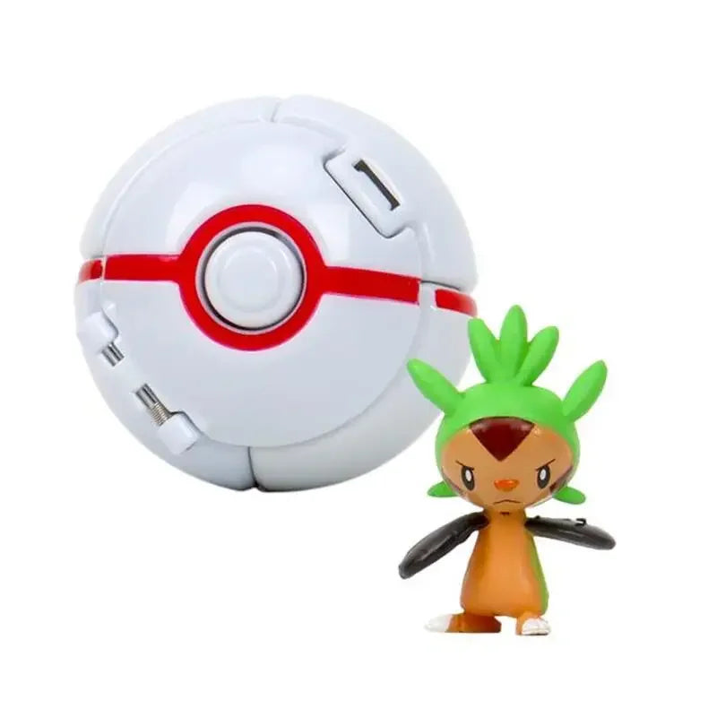 Pokémon Pokeball Anime Figures – Pikachu Charizard Piplup Kyogre Pocket Monster Action Model Toy Gifts