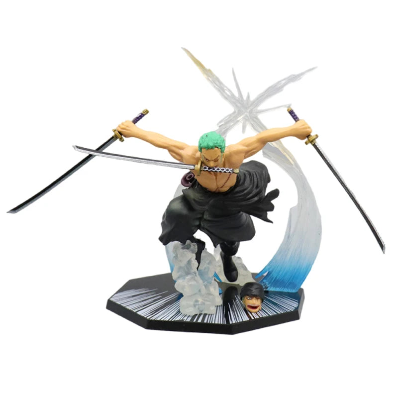 One Piece Luffy & Roronoa Zoro Anime Figure – Three Blade SA Maximum PVC Action Statue Collectible Model Toy