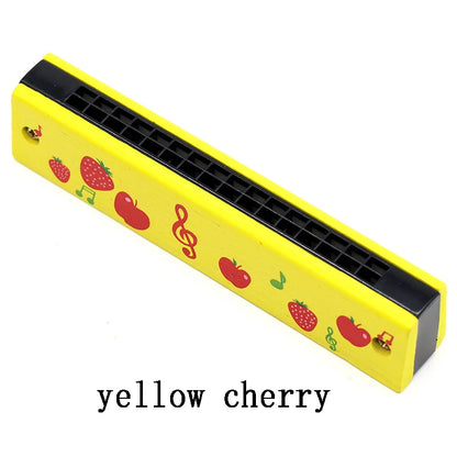 Kids Wooden Harmonica Toy – Beginner Musical Instrument for Early Learning Music Education