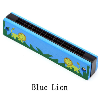 Kids Wooden Harmonica Toy – Beginner Musical Instrument for Early Learning Music Education