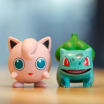 Pokémon Anime Figures Set – Pikachu Charmander Squirtle Bulbasaur Psyduck Jigglypuff Kawaii Collectible Toys for Kids Gift