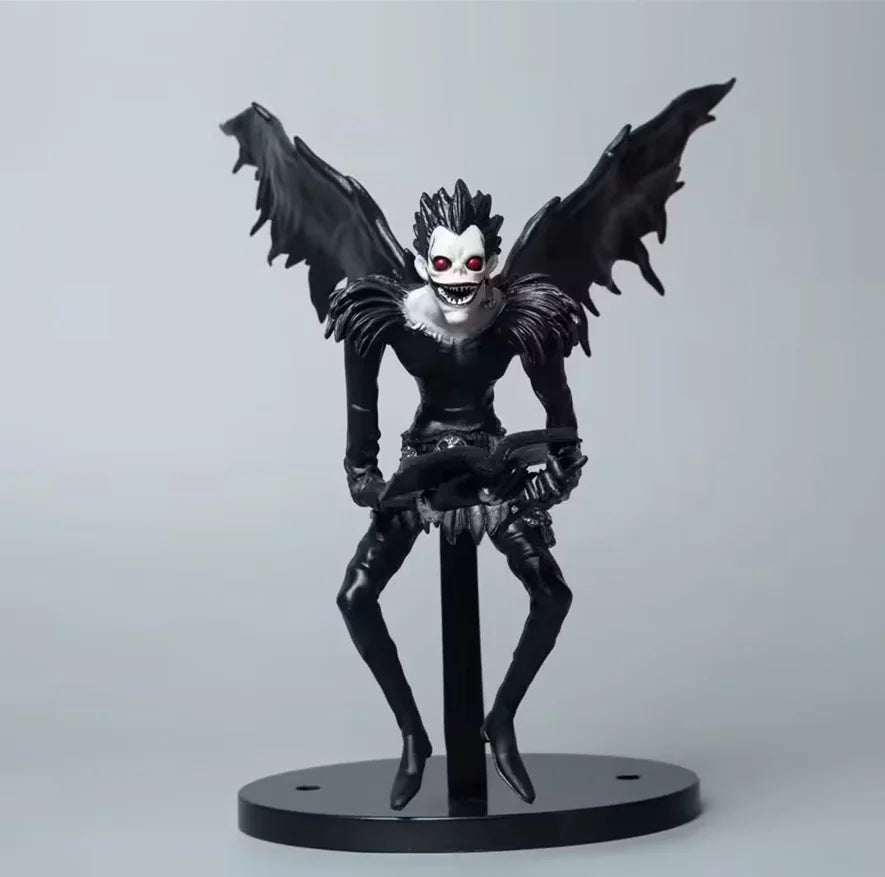 24CM Death Note Anime Figures – Ryuk Light Yagami Misa PVC Standing Model Collectible Statue Ornament Gift for Kids & Fans