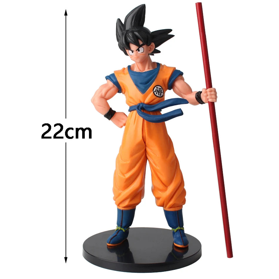 22CM Dragon Ball Z Super Saiyan Goku Figure – Son Goku Anime Action Figurine Collectible Model Toy Gift for Kids